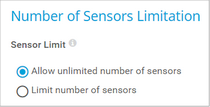 Number of Sensors Limitation